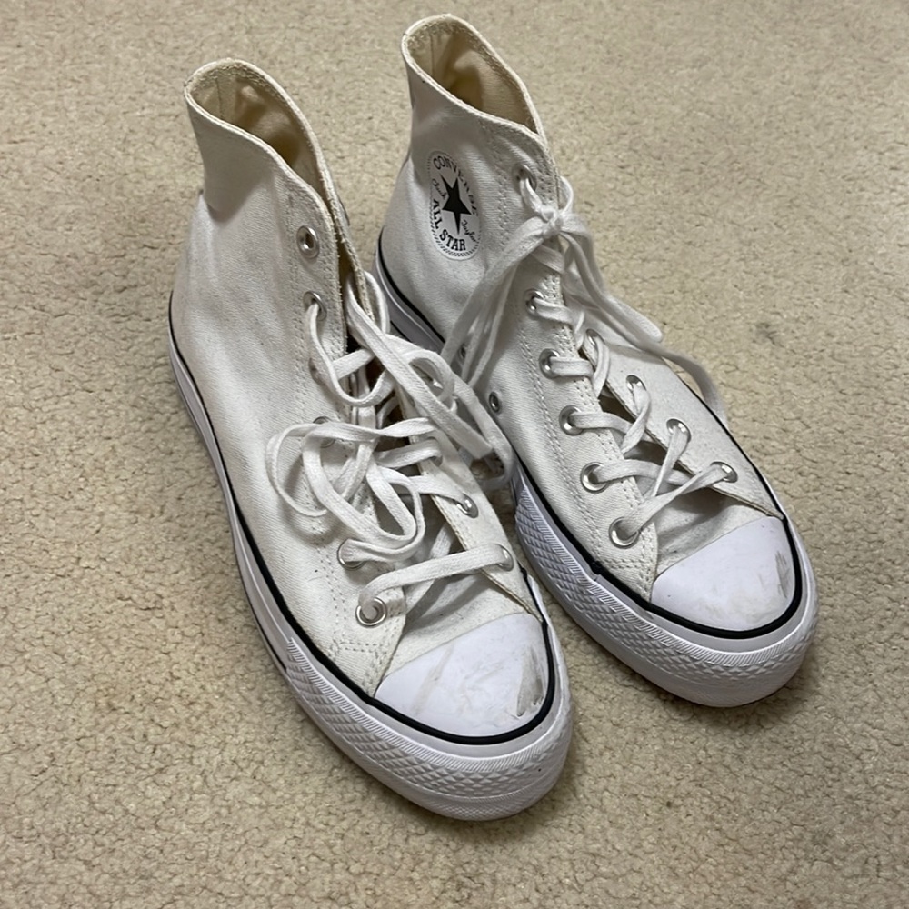 Hightop platform converse